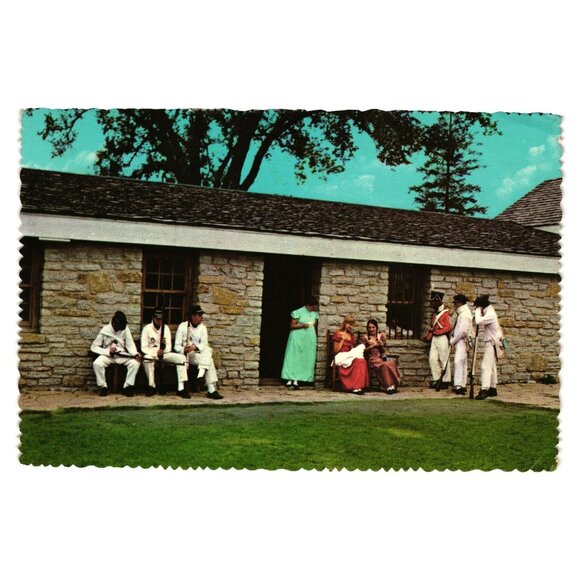 Vintage Fort Snelling Restoration Guardhouse Postcard  International Officer - Picture 1 of 2